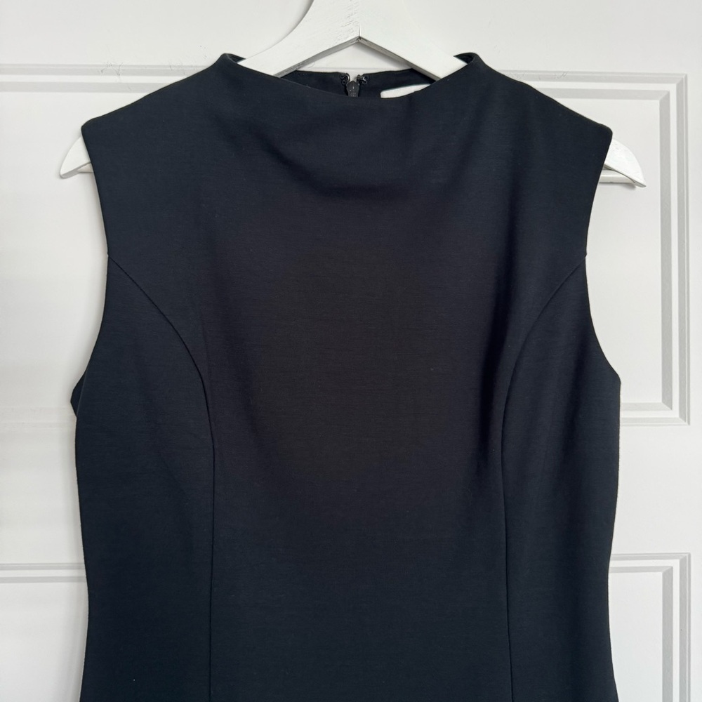 NWOT Banana Republic Classic Black Mini High-Neck/Mock-Neck Dress - S - Picture 4 of 15
